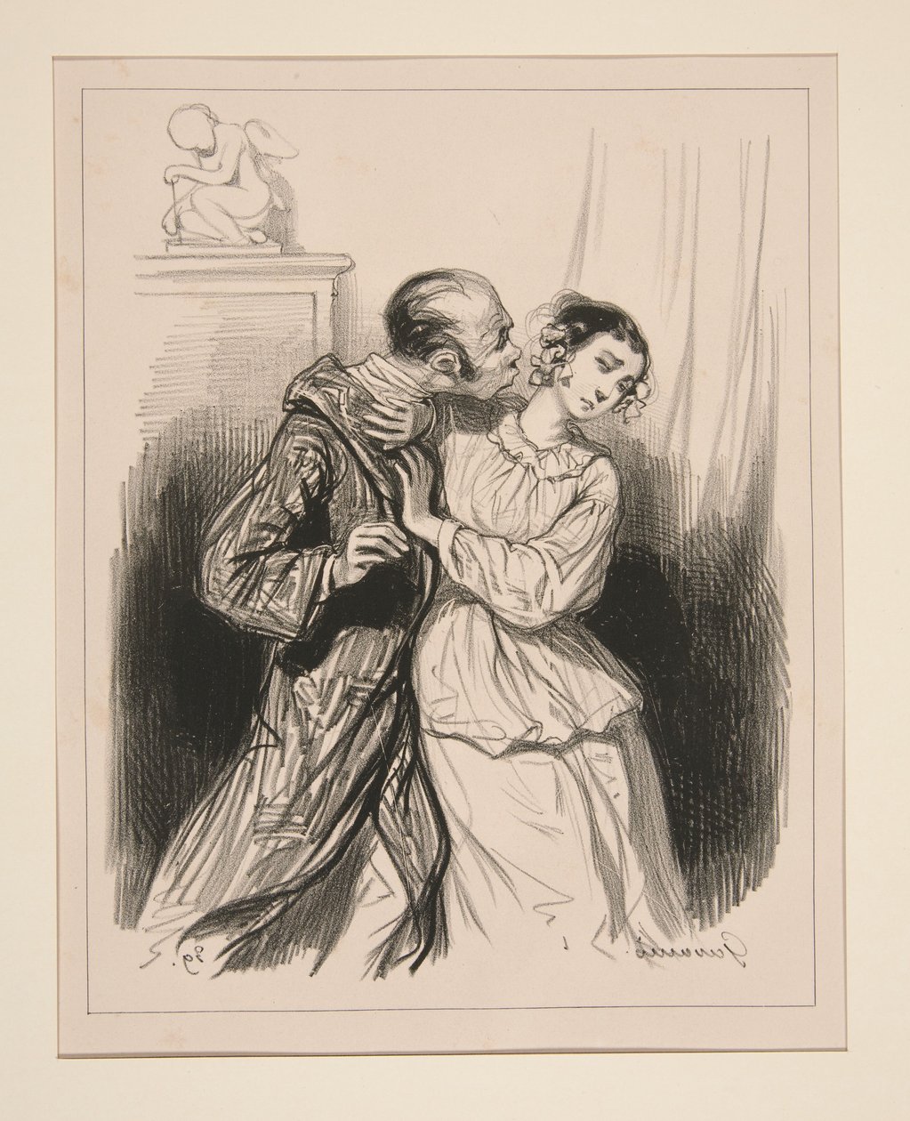 Steuerverweigerung. (In der Ehe.) von Paul Gavarni