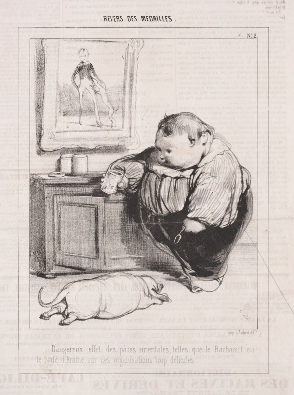 Revers der Medaillen, 1842 von Paul Gavarni