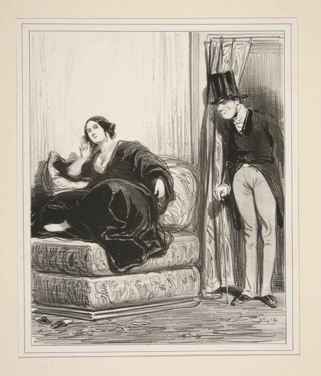 Ronde-Major. von Paul Gavarni