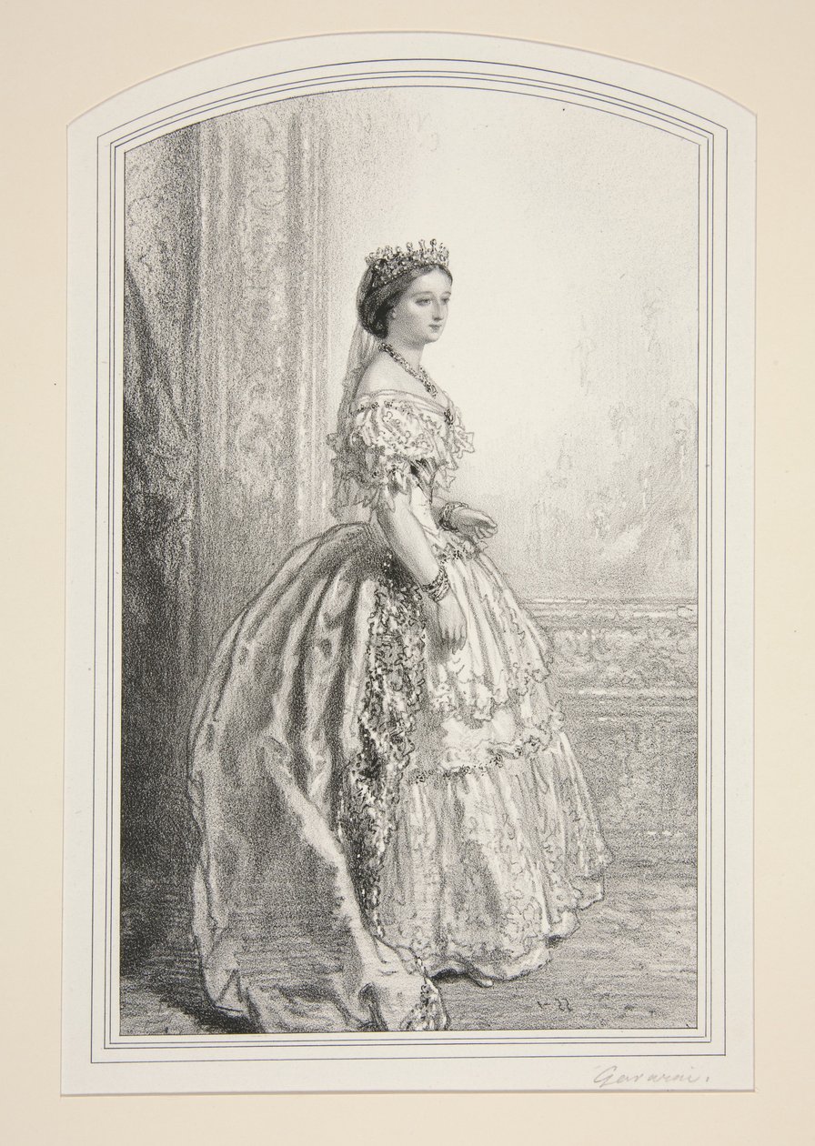 Ihre Majestät die Kaiserin Eugénie von Paul Gavarni