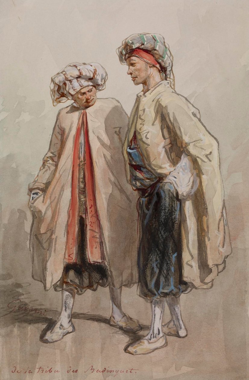 Plauderei (Aus dem Stamm der Badinguet) von Paul Gavarni