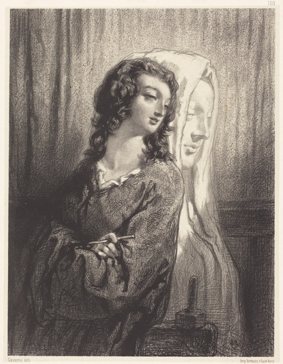 Das Modell und die Figur von Paul Gavarni