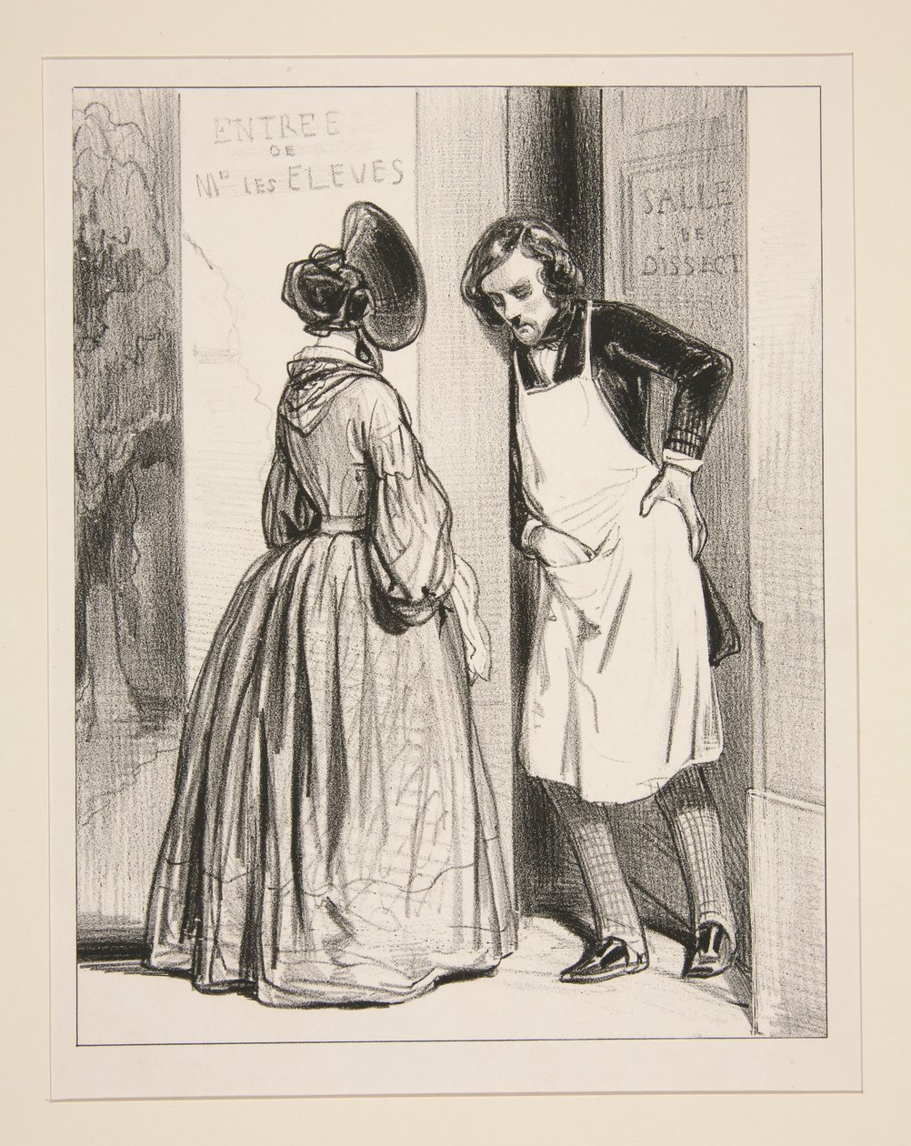 Seit acht Monaten, Auguste, versprechen Sie mir einen Umhang... von Paul Gavarni
