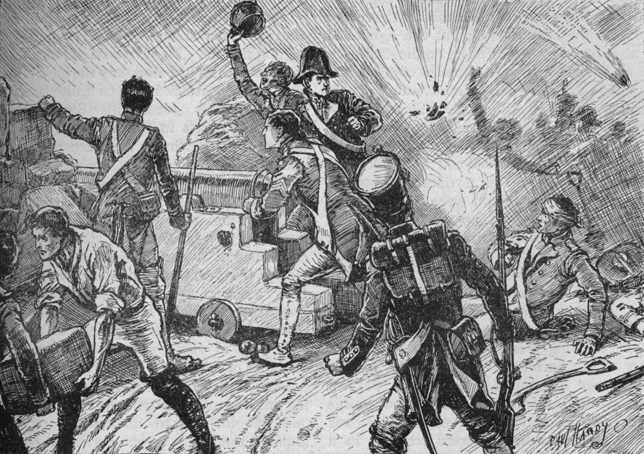 Die Garnison hielt dem Bombardement tapfer stand, 1902 von Paul Hardy