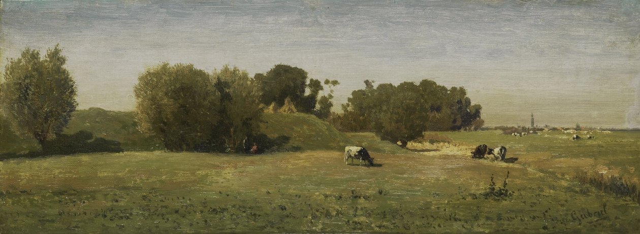Landschaft bei Abcoude von Paul Joseph Constantin Gabriel