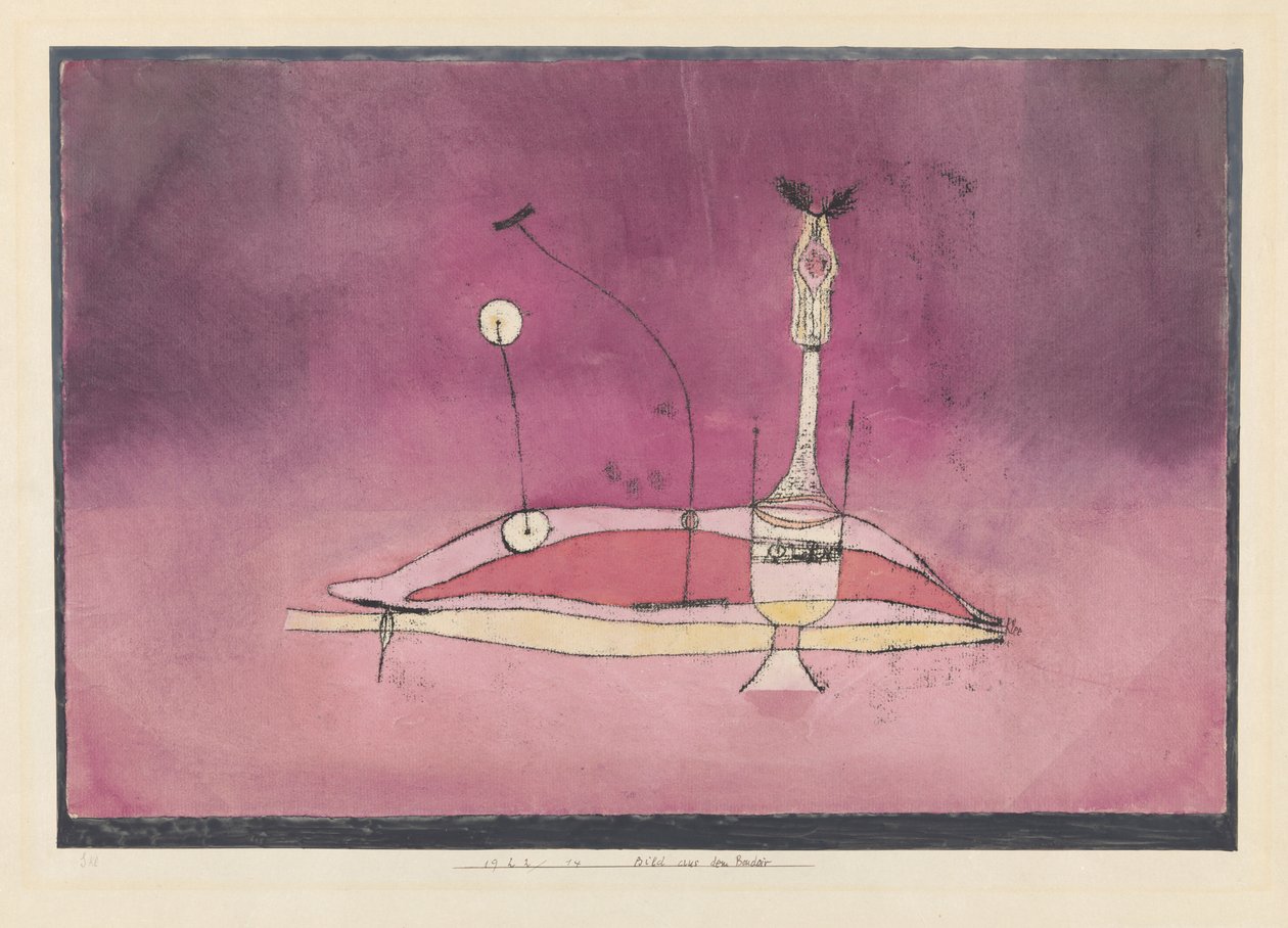 Ein Bild aus dem Boudoir, 1922 von Paul Klee
