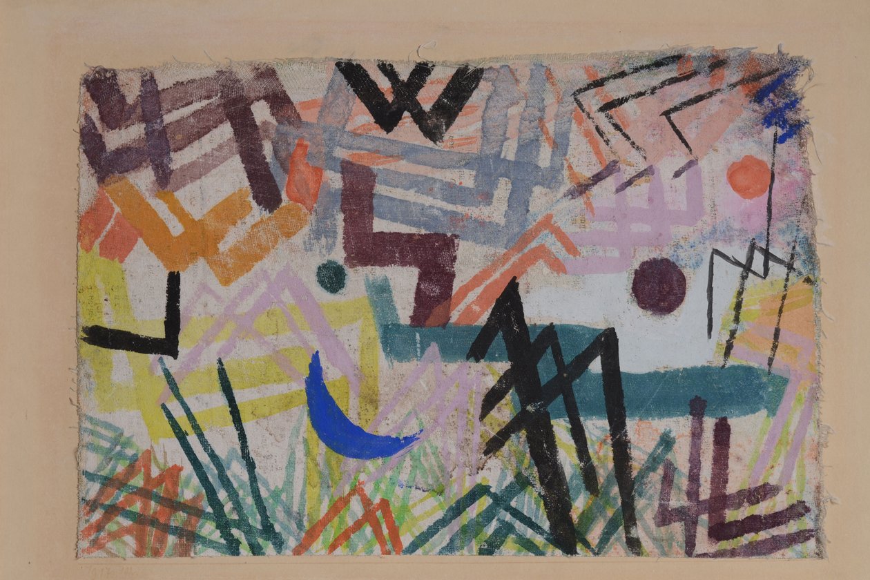 Spiel der Kräfte der Lech-Landschaft von Paul Klee