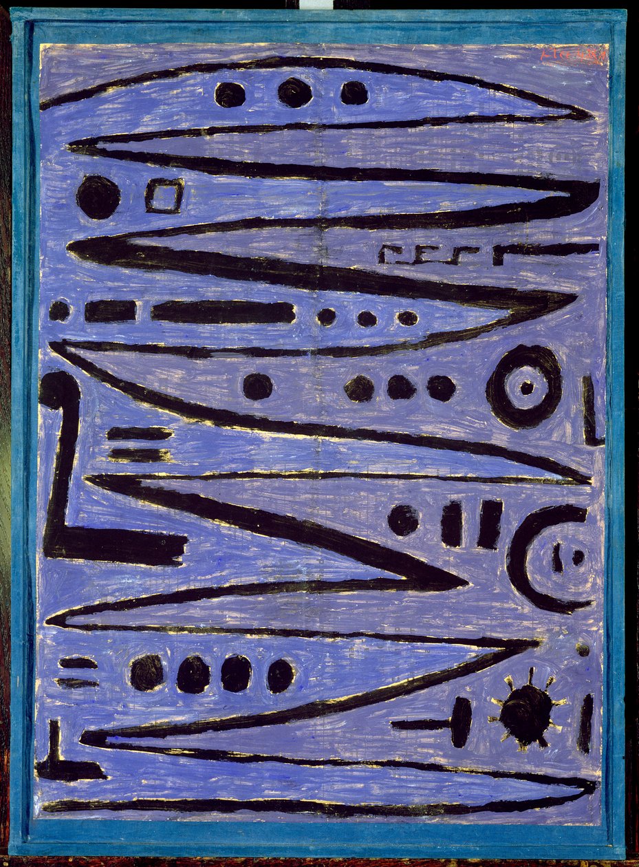 Heroische Striche des Bogens von Paul Klee: Kunstdruck