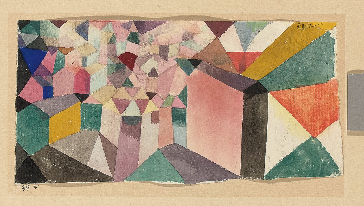 Einblick in eine Stadt von Paul Klee