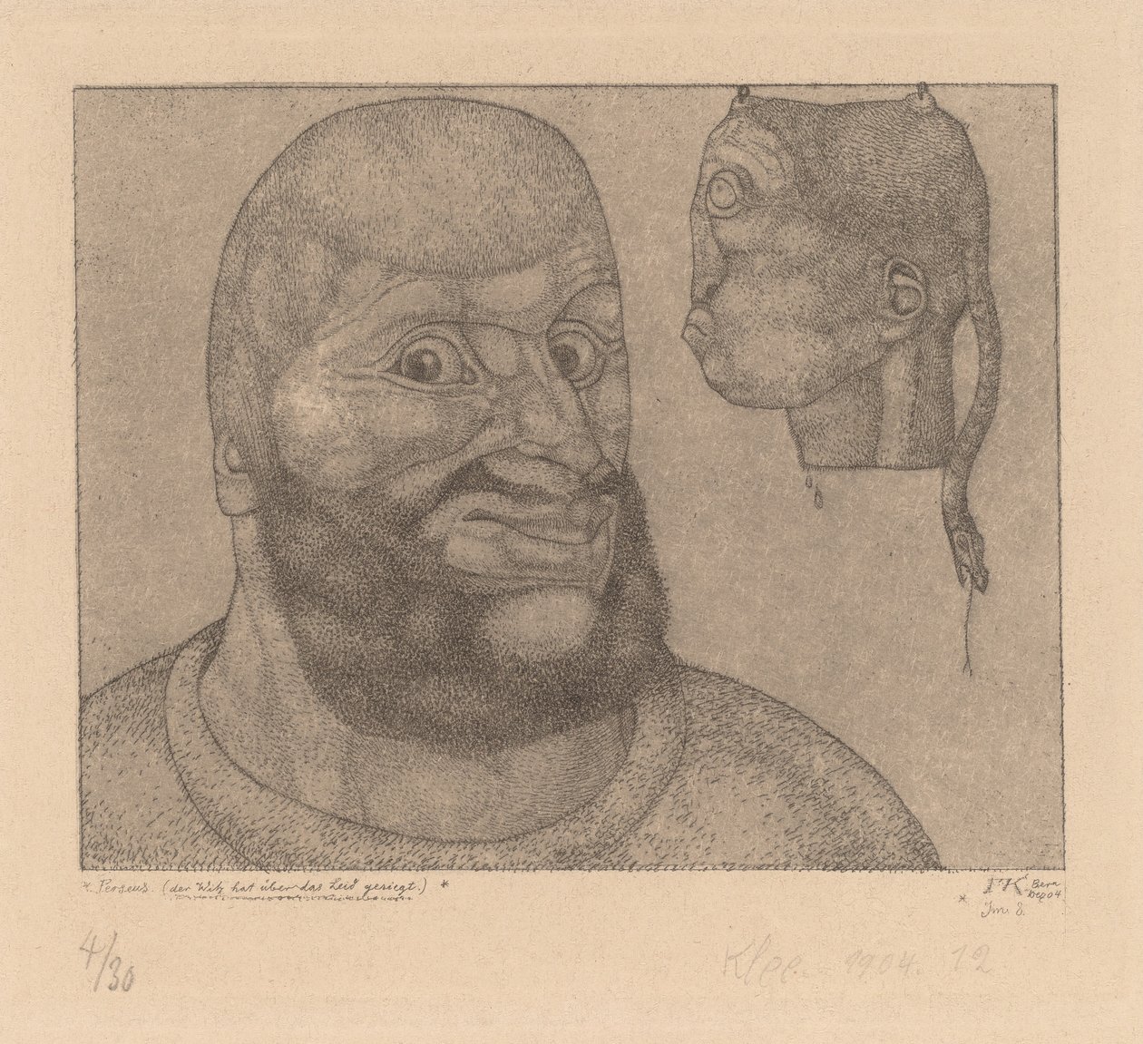 Perseus (Der Witz hat über das Leid gesiegt) von Paul Klee