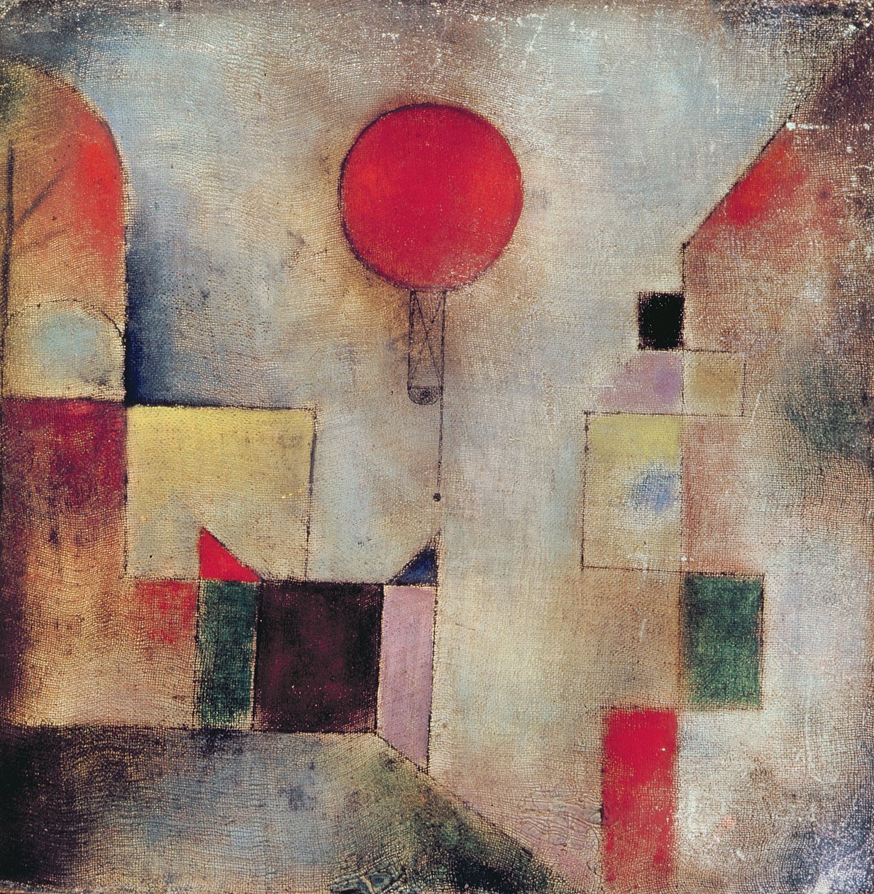 Roter Ballon von Paul Klee: Hochwertigste Kunstreproduktion