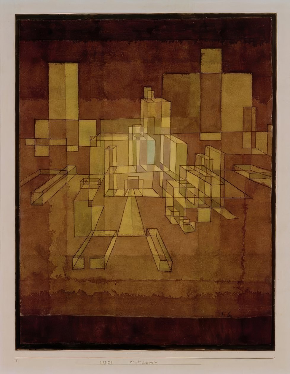 Stadtperspektive von Paul Klee