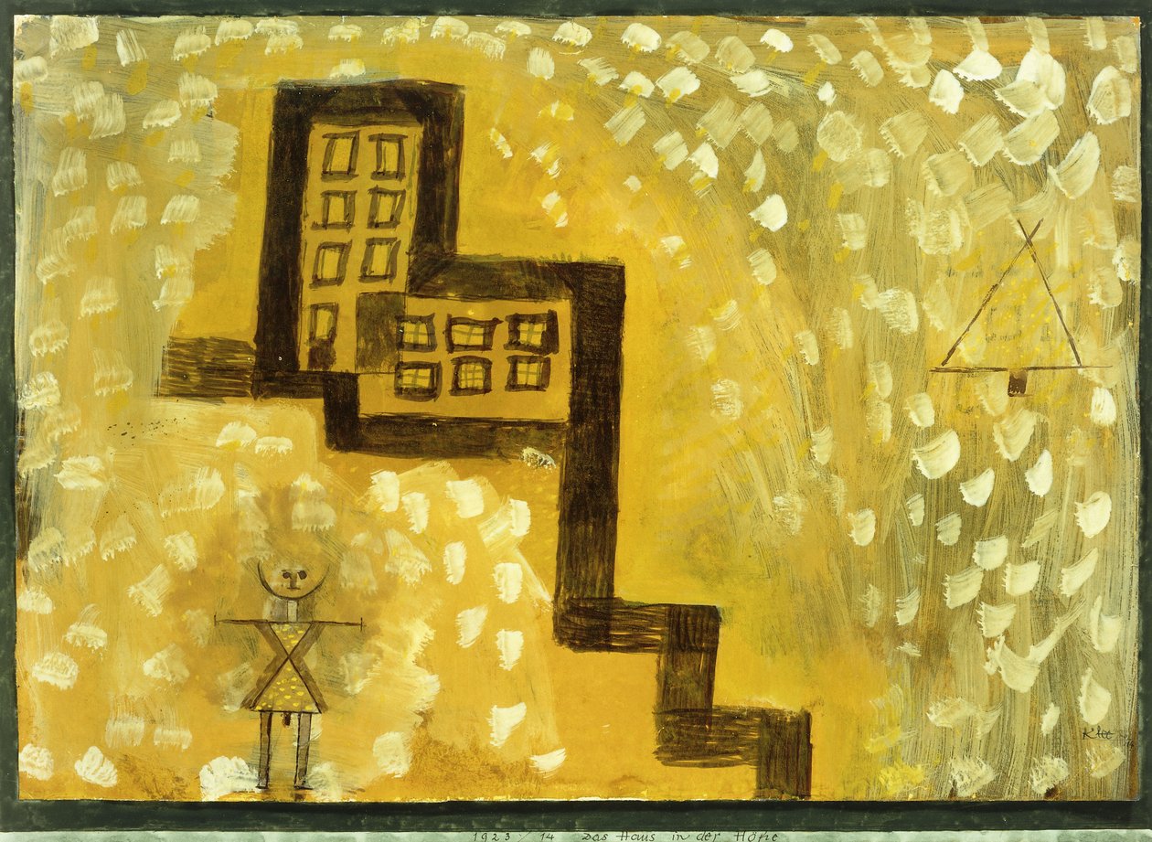 Das Haus auf dem Hügel von Paul Klee