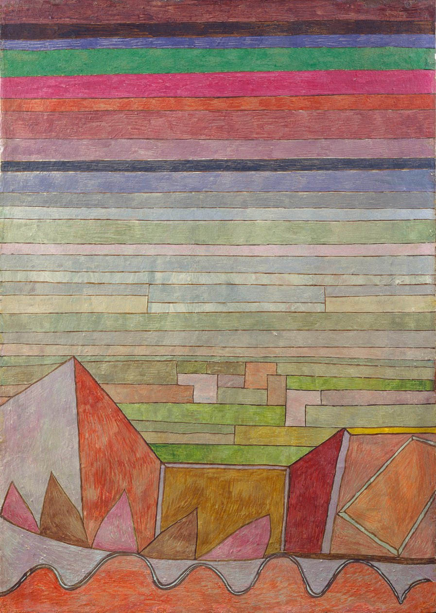 Blick in das Fruchtland, 1932 von Paul Klee