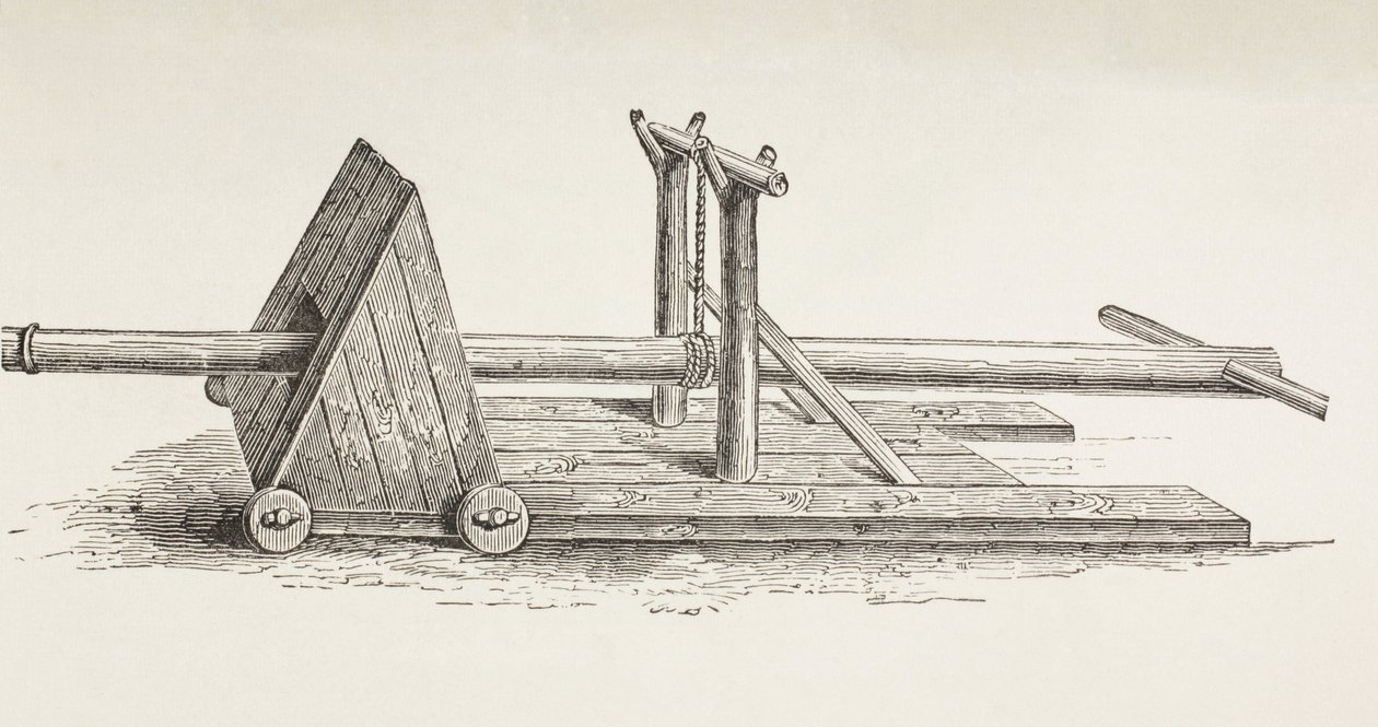 Mittelalterlicher Rammbock von Paul Lacroix