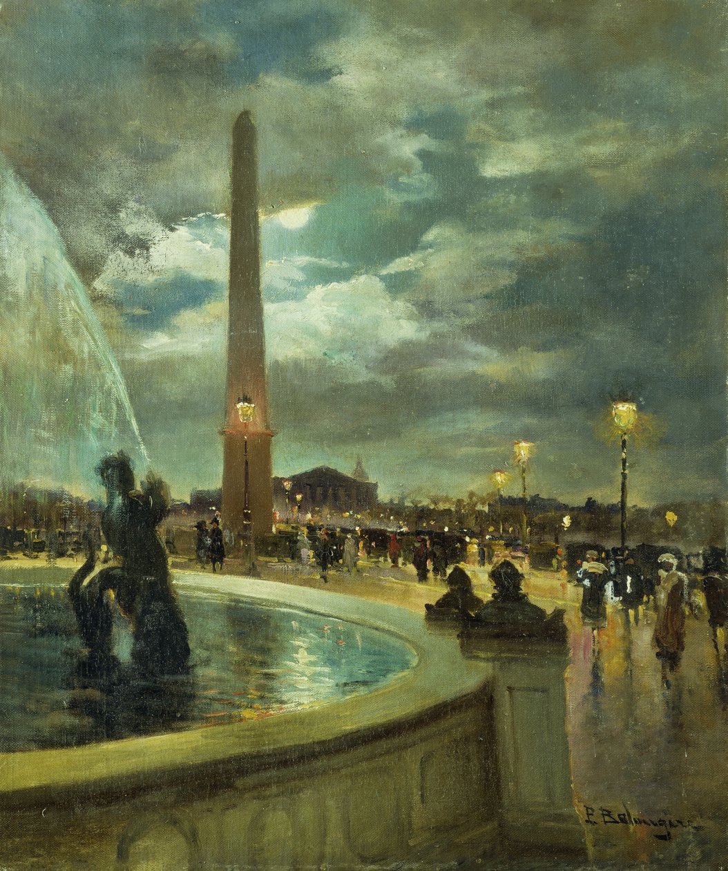 La Place de la Concorde von Paul Marcel Balmigere