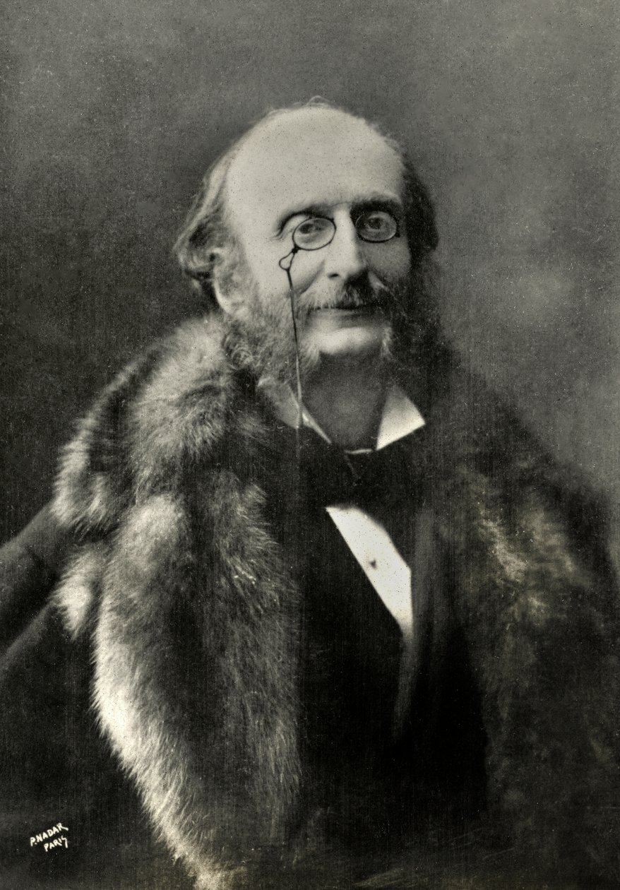 Porträt von Jacques Offenbach von Paul Nadar