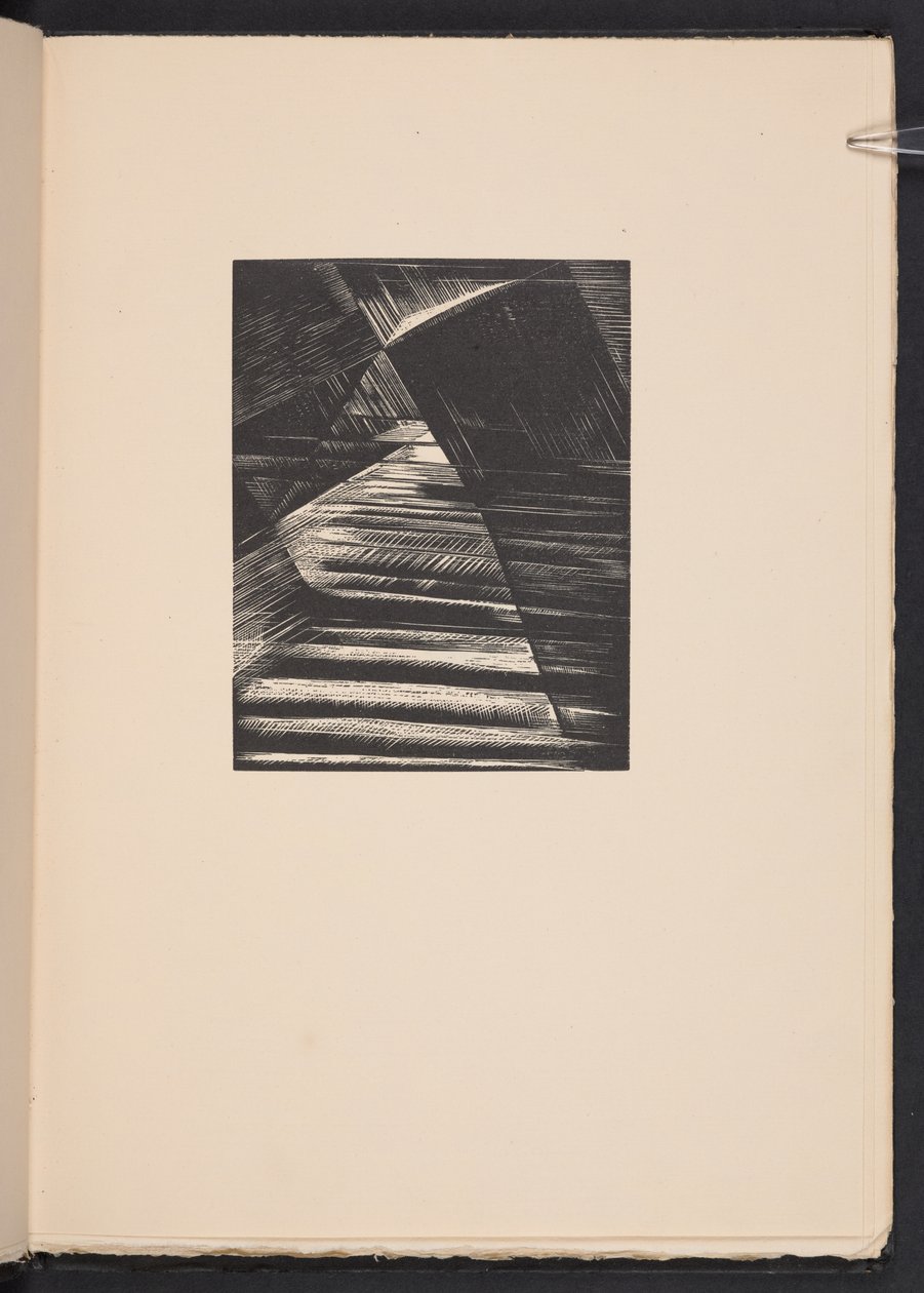 Die Trennung des Lichts von der Dunkelheit, Illustration aus "Images of War... Poems" von Richard Aldington von Paul Nash