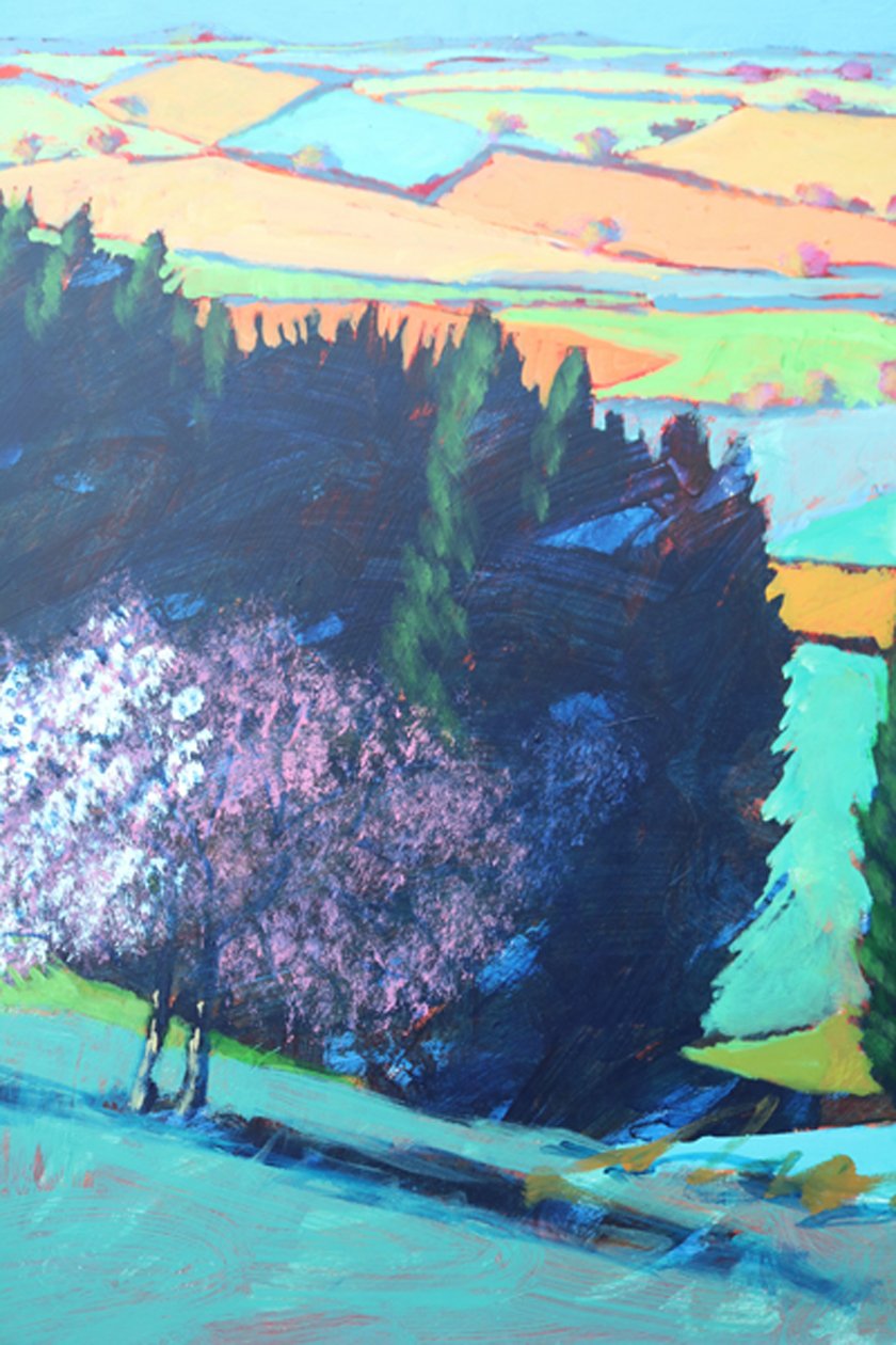 Teme Valley Blüte (Detail 1) von Paul Powis