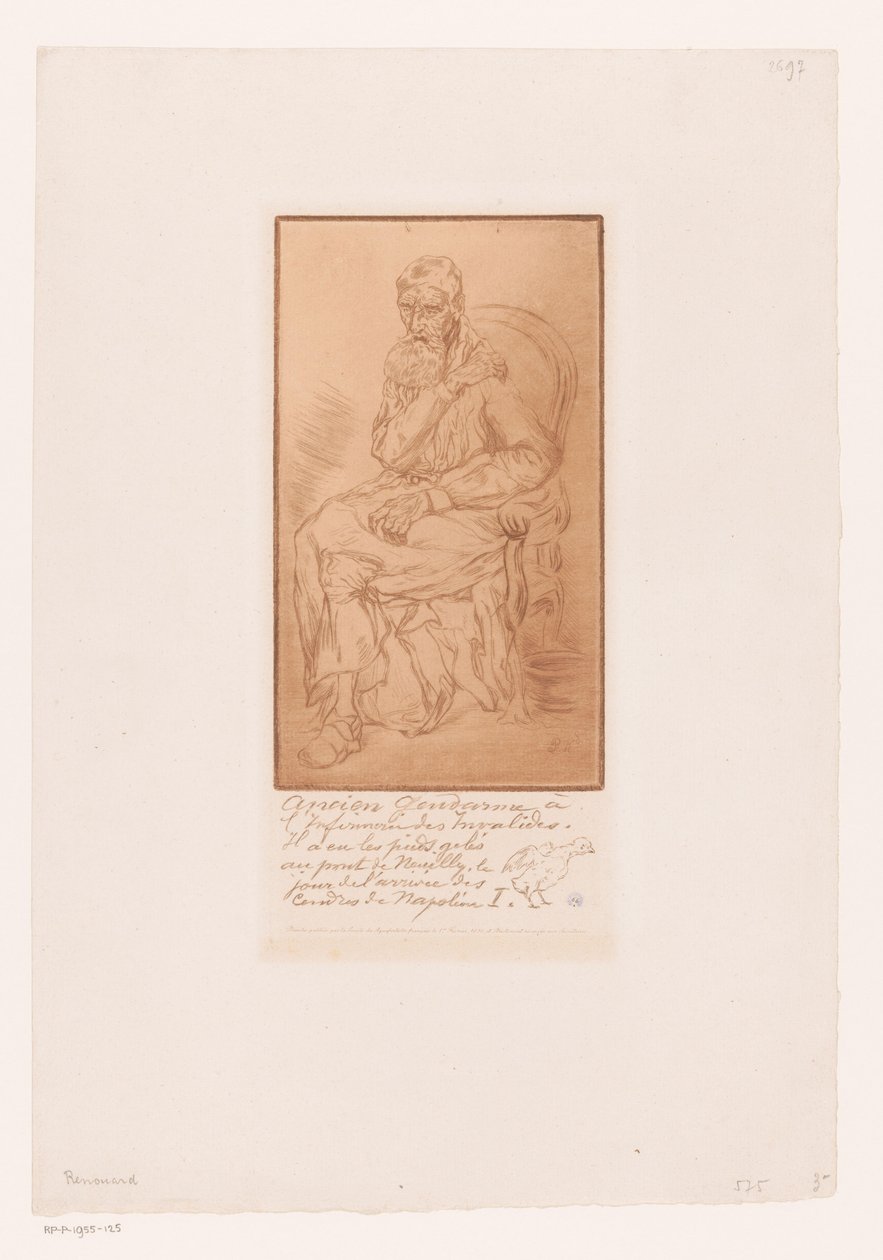 Porträt eines unbekannten Mannes von Paul  Renouard