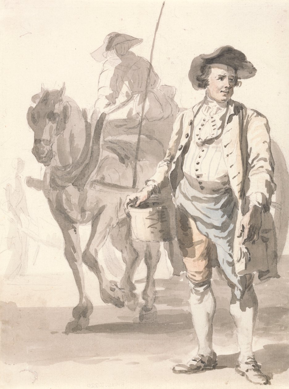 Londoner Rufe: Ein Kesselflicker und Seine Frau von Paul Sandby