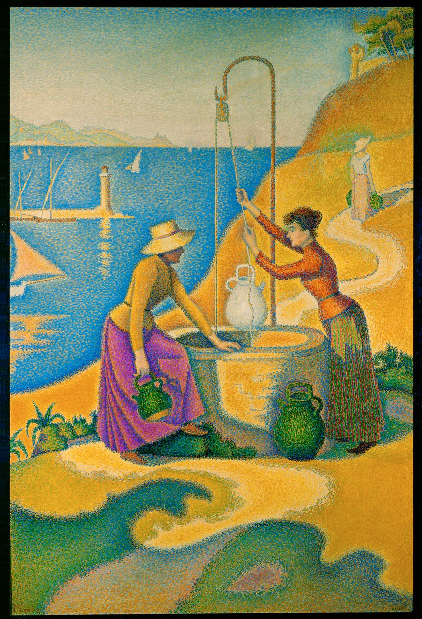 Frauen am Brunnen von Paul Signac