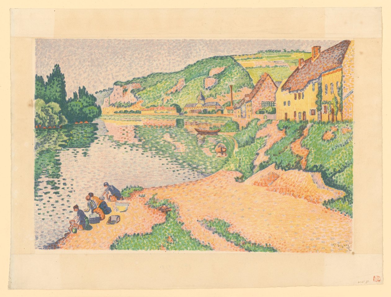 Les Andelys von Paul Signac