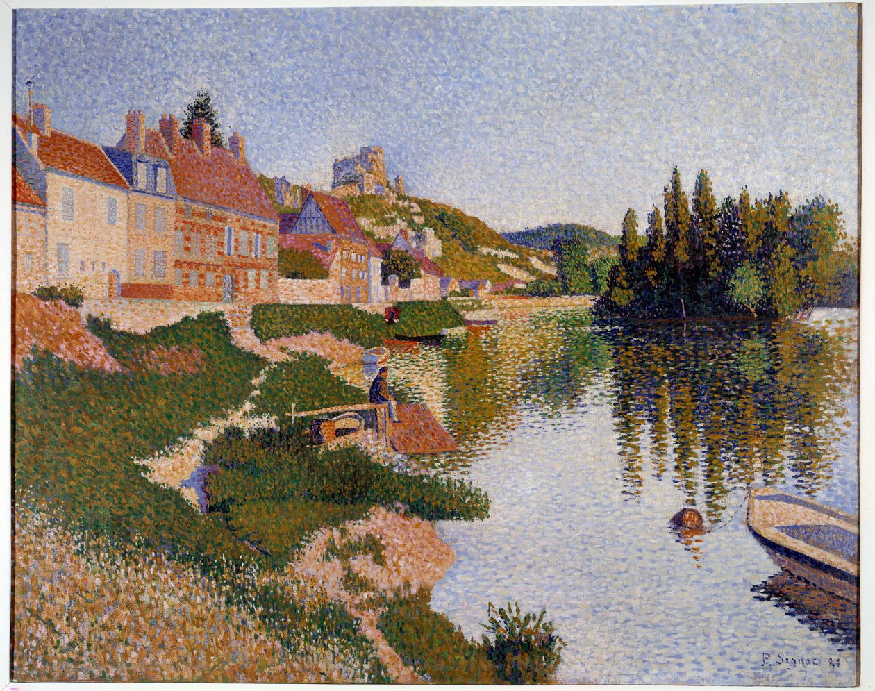 Les Andelys, das Ufer von Paul Signac