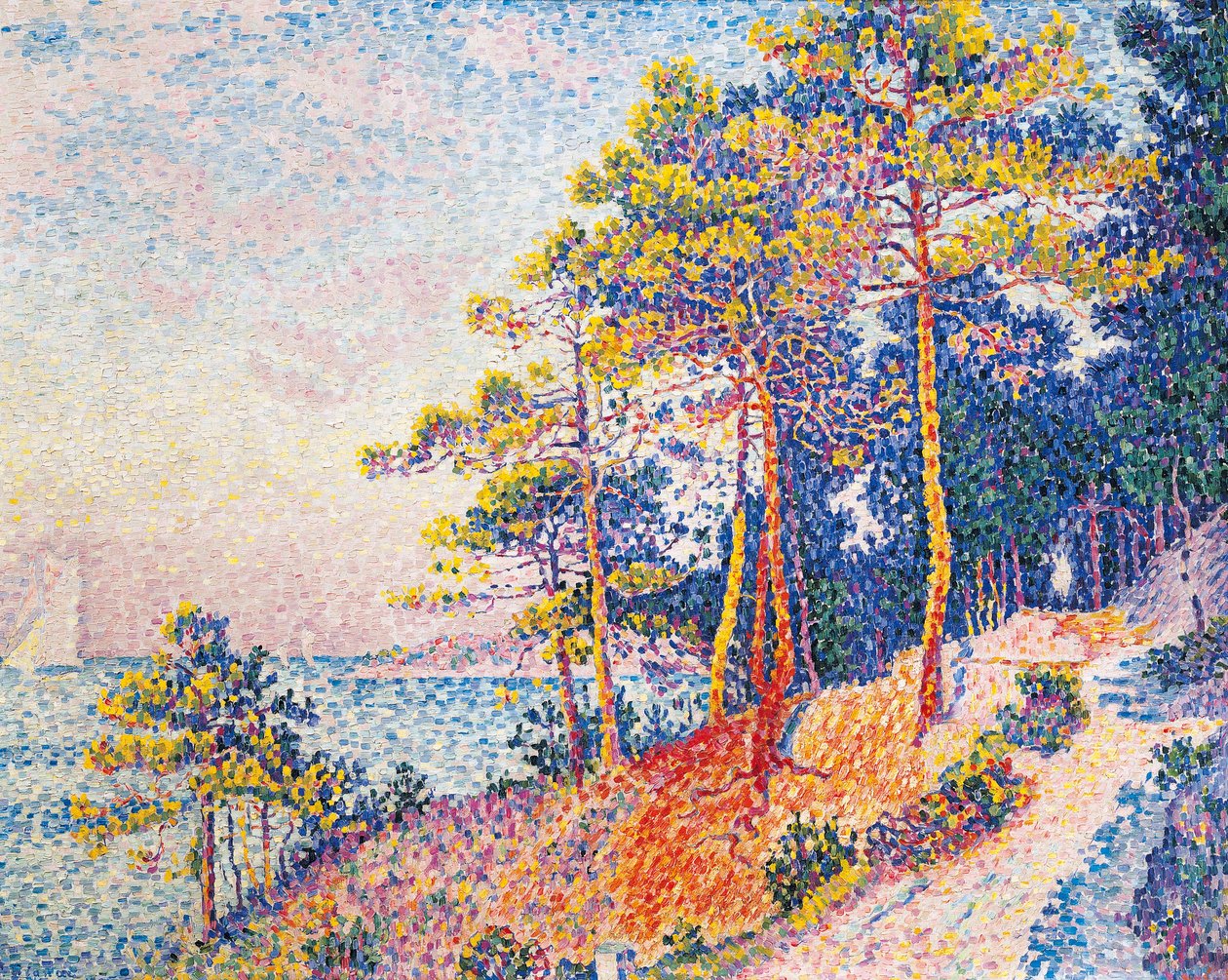 Poster Lithographique SIGNAC - La Baie De St Tropez - 60x70 Cm - PostersAndCo