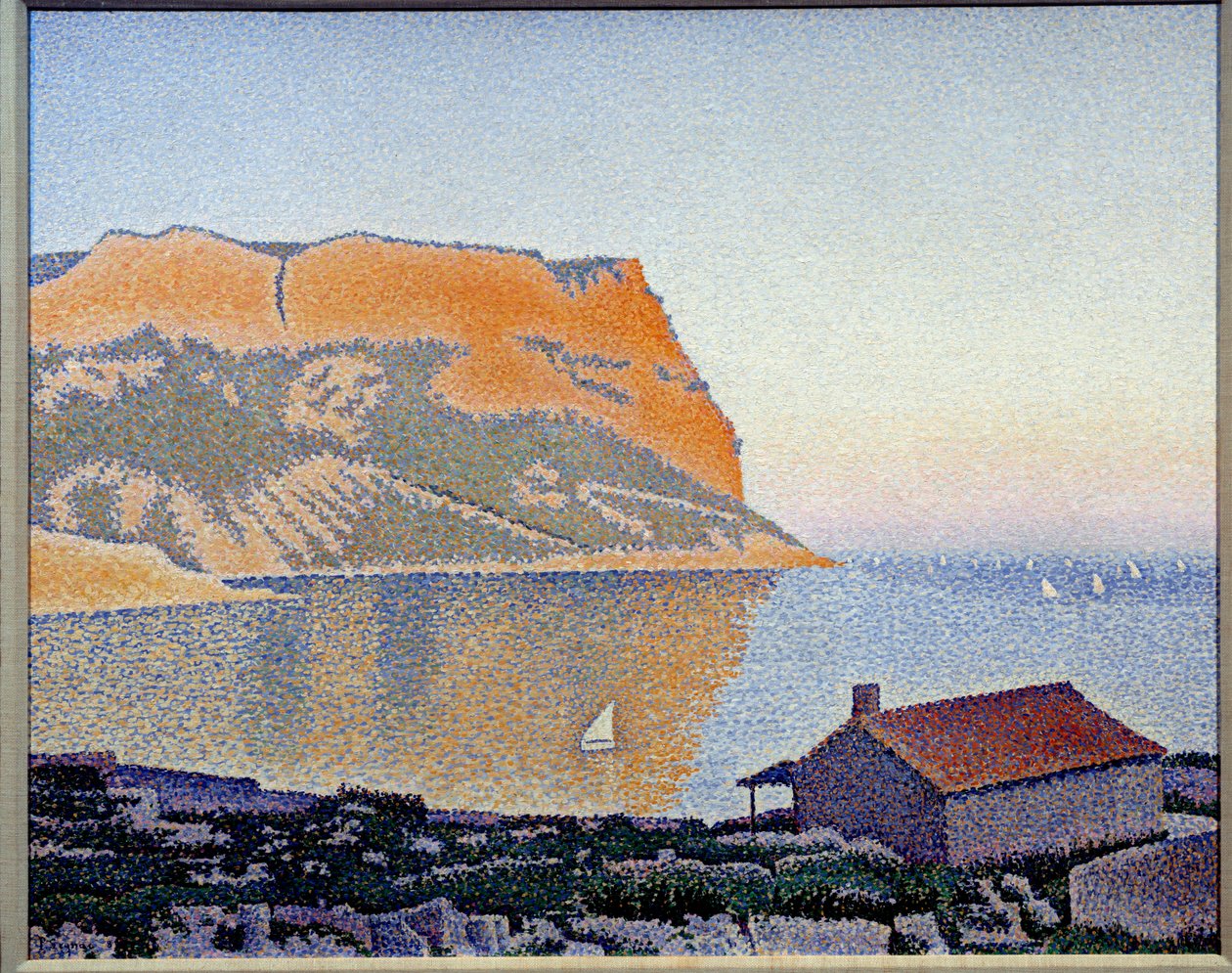 Blick auf die Bucht von Cassis, Cap Canaille von Paul Signac