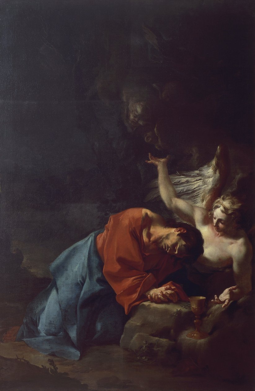 Christus im Garten, ca. 1750, von Paul Troger (1698-1762) von Paul Troger