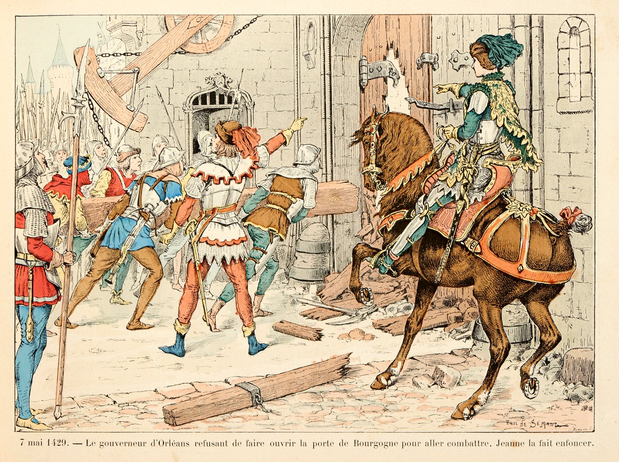 Illustration aus dem Buch "Jeanne d