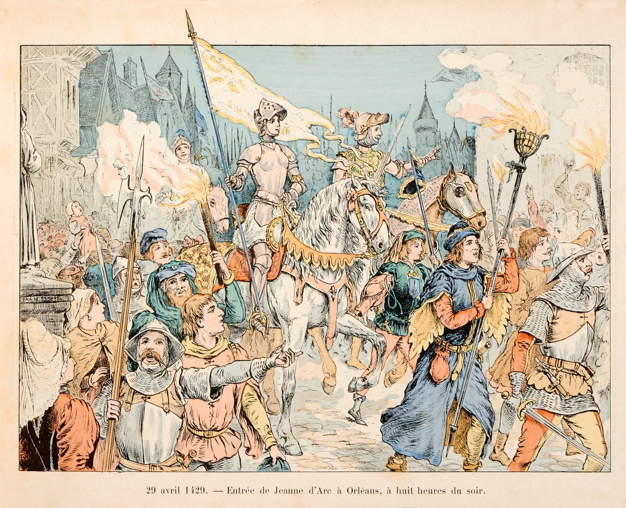 Illustration aus dem Buch „Jeanne d