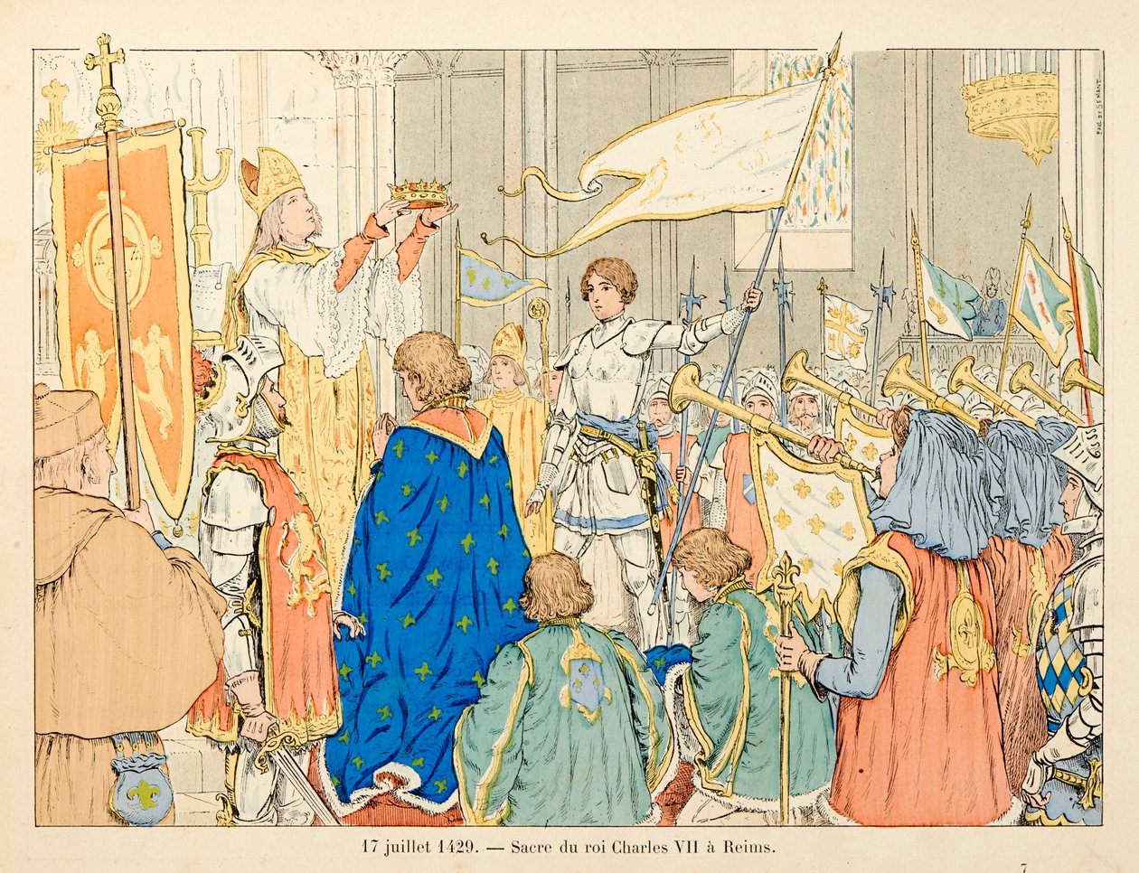 Illustration aus dem Buch „Jeanne d
