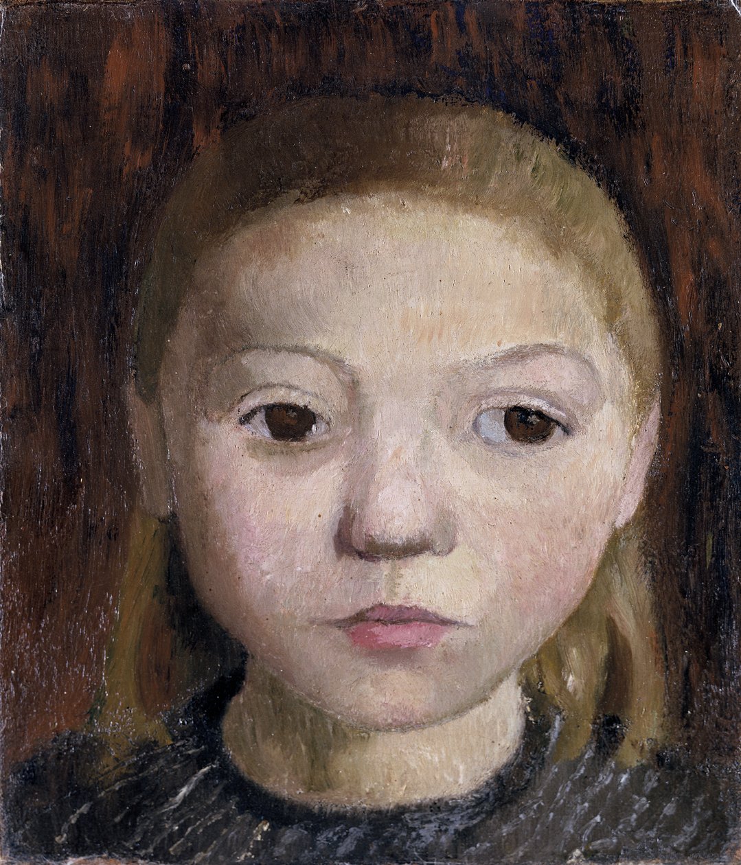 Kopf eines Mädchens von Paula Modersohn-Becker