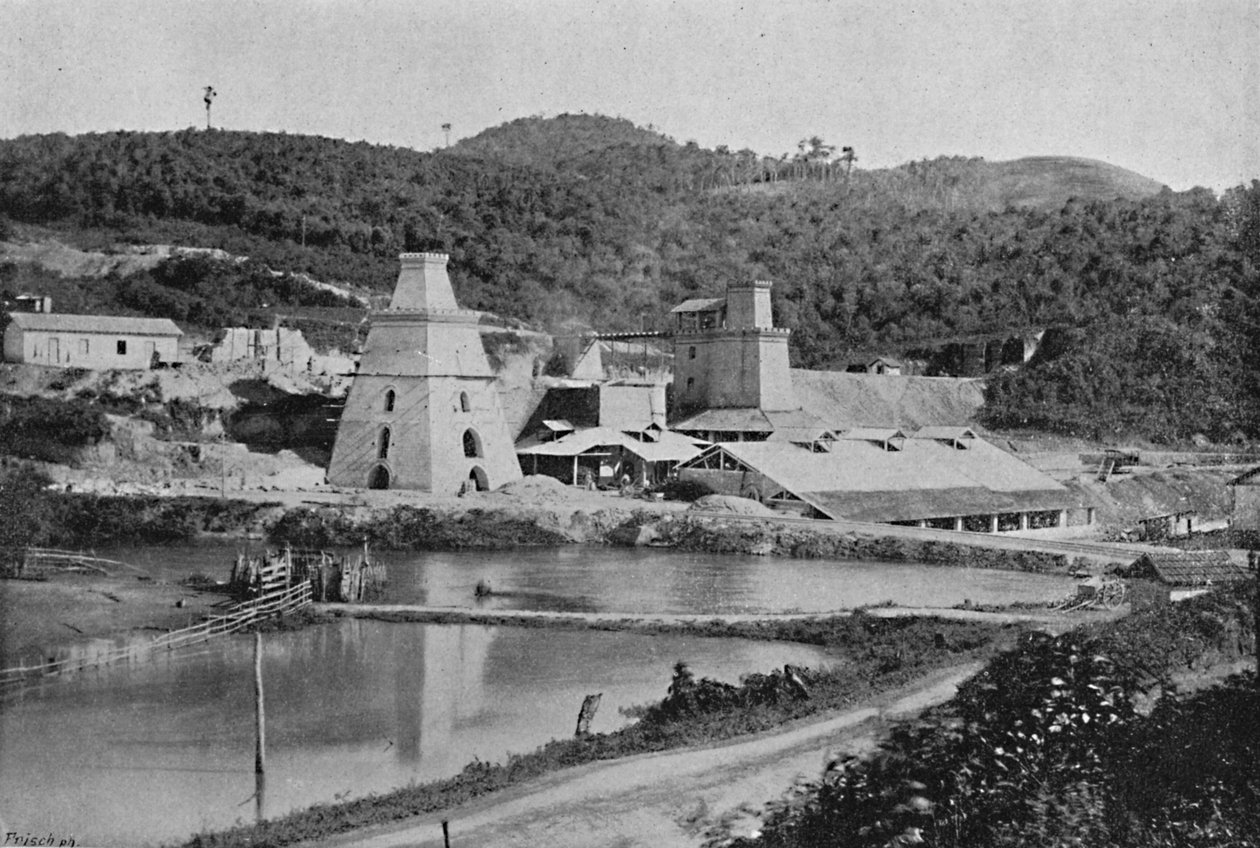 Os Fornos de Calieras, Kalköfen, 1895 von Paulo Kowalsky