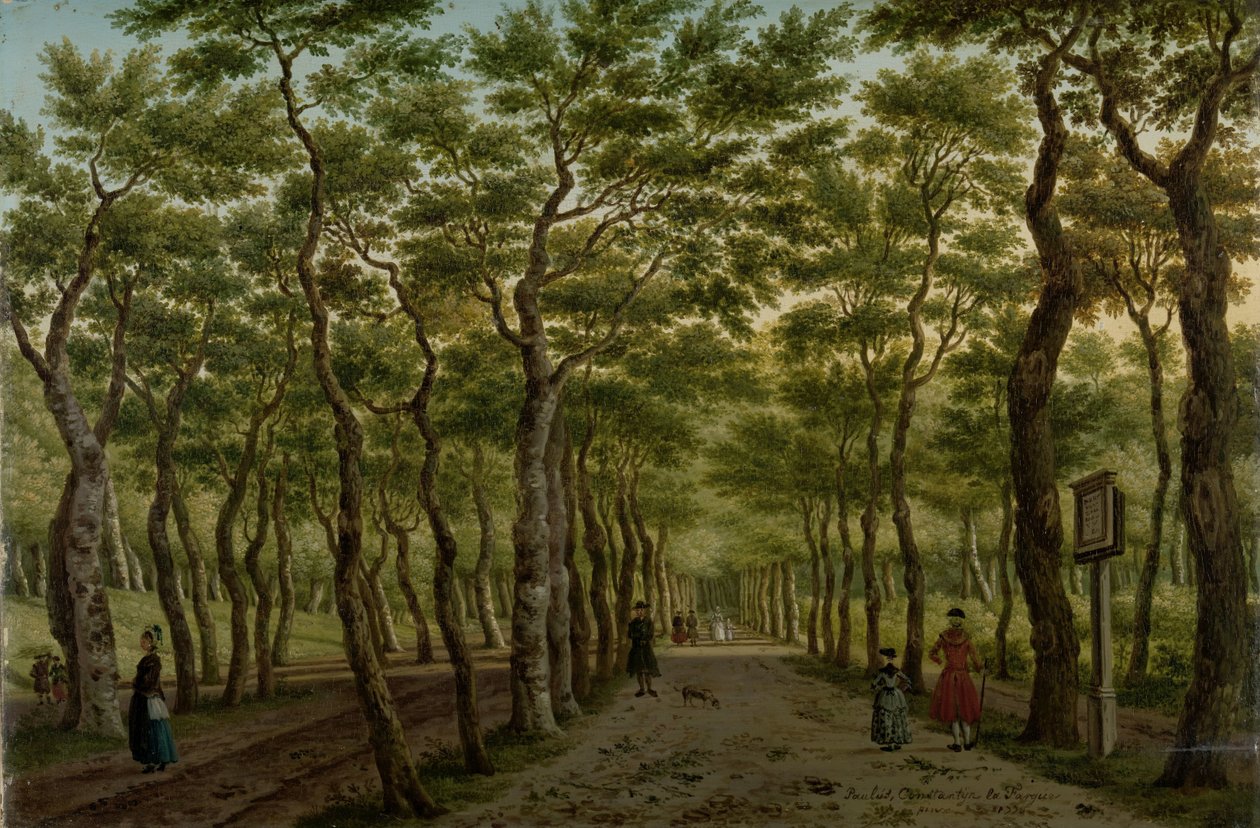 Der Herepad im Haagse Bos von Paulus Constantijn la Fargue (signed by artist)