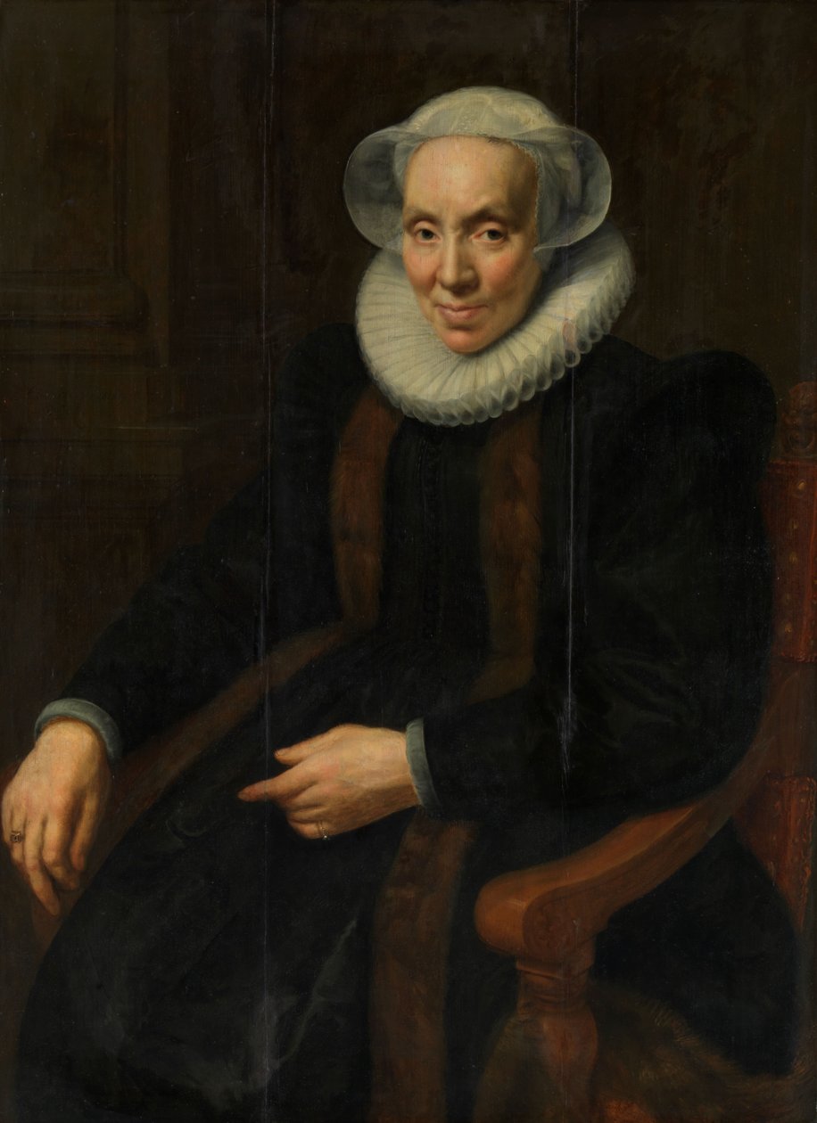 Porträt von Maria van Utrecht von Paulus Moreelse