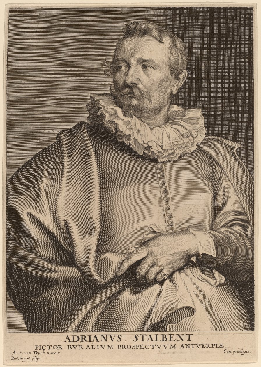 Adriaen van Stalbemt von Paulus Pontius after Sir Anthony van Dyck