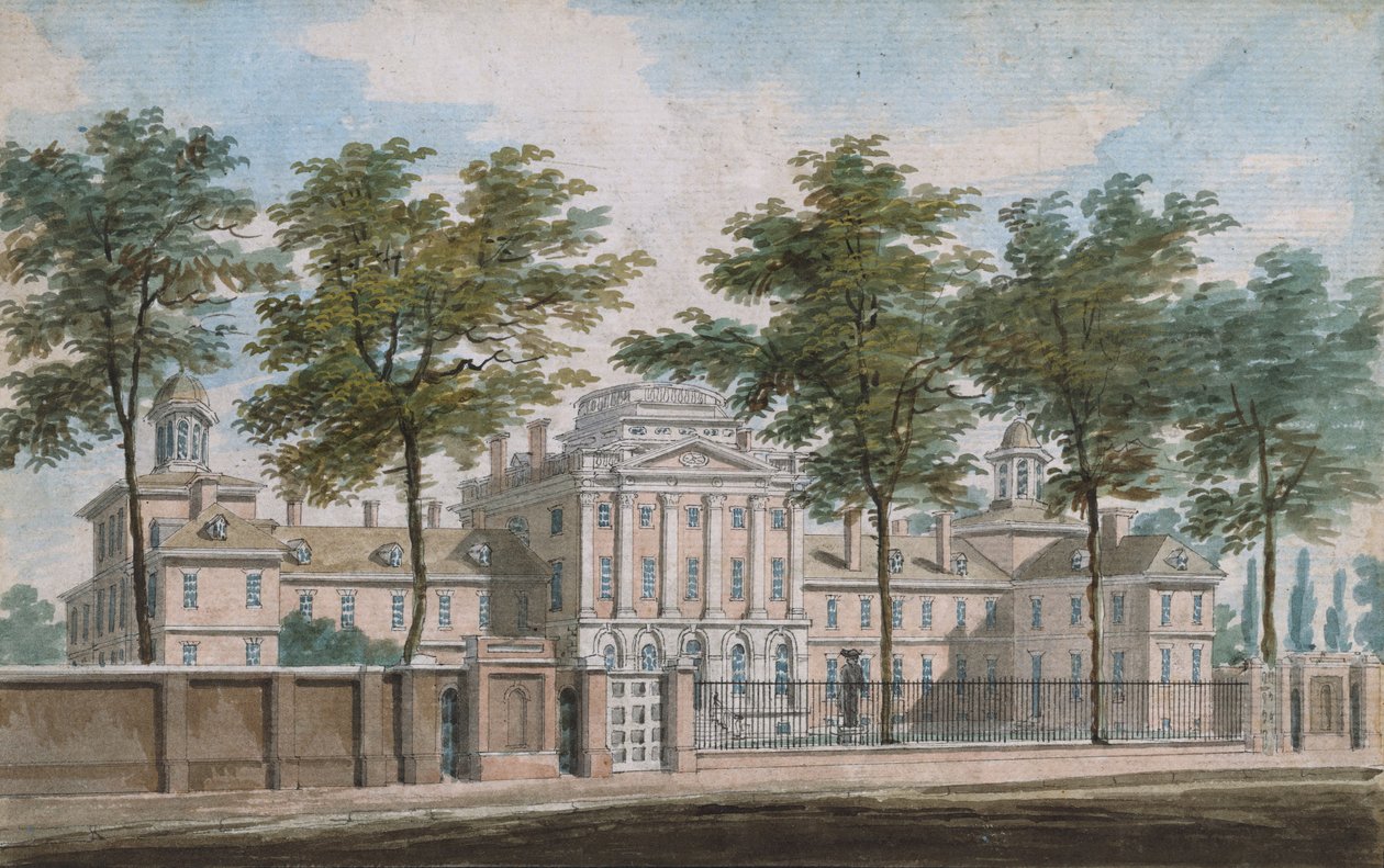 Das Pennsylvania Hospital, Philadelphia, 1811-ca. 1813 von Pavel Petrovic Svin