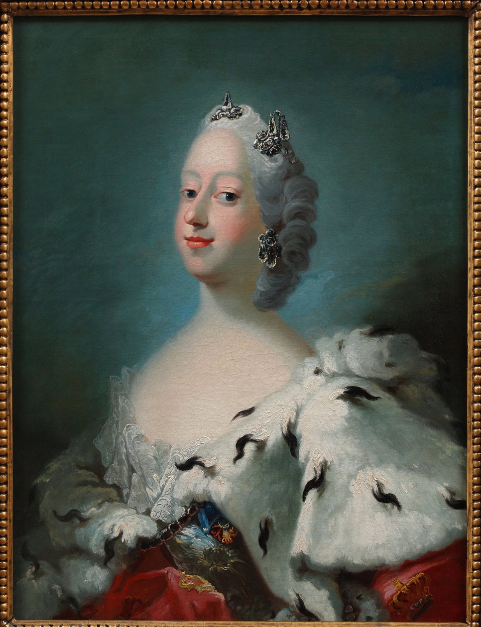 Porträt von Louise von Großbritannien, Königin von Dänemark von Peder Als