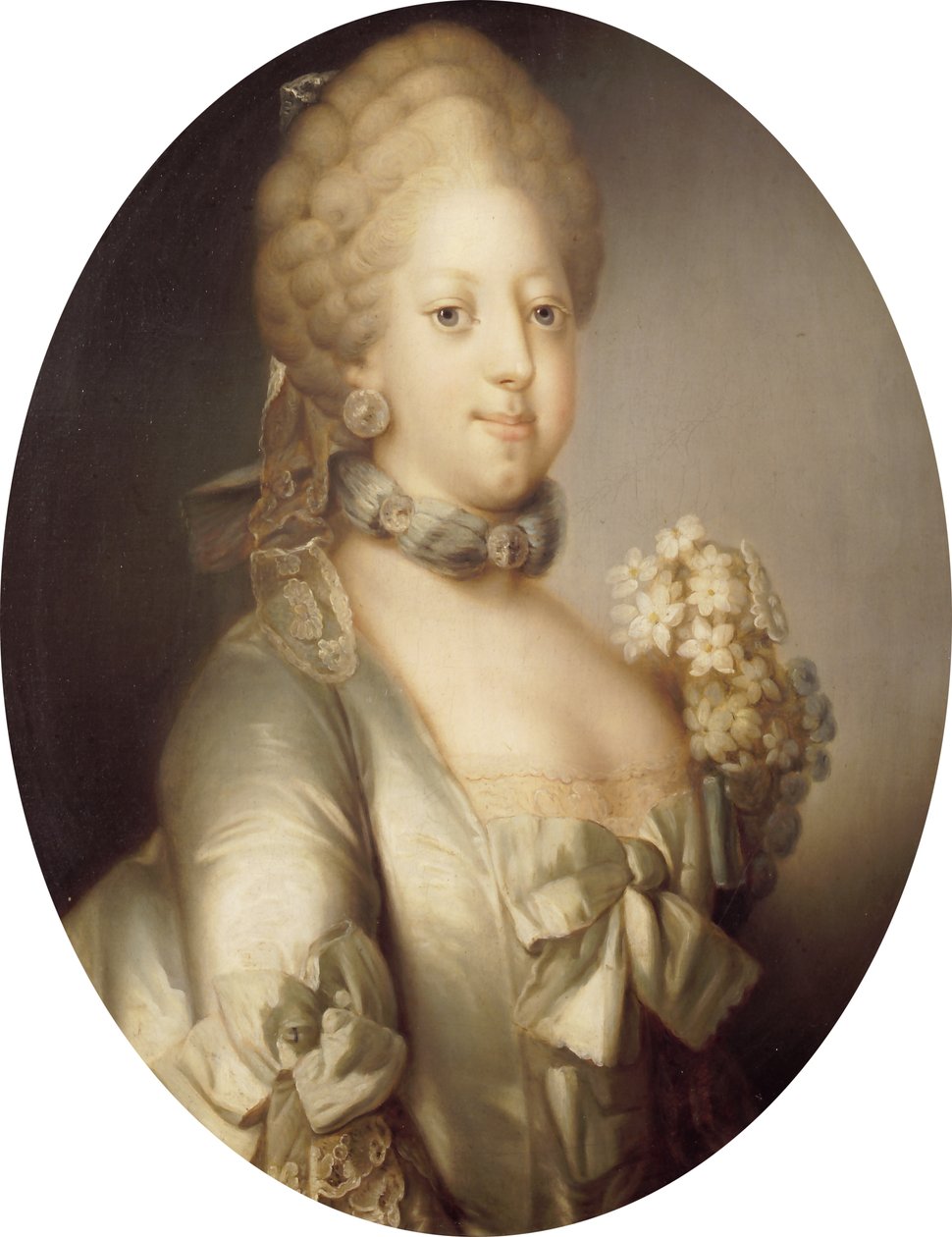 Porträt von Caroline Mathilde von Großbritannien 1751-1775, Königin von Dänemark, ca. 1767 von Peder Als