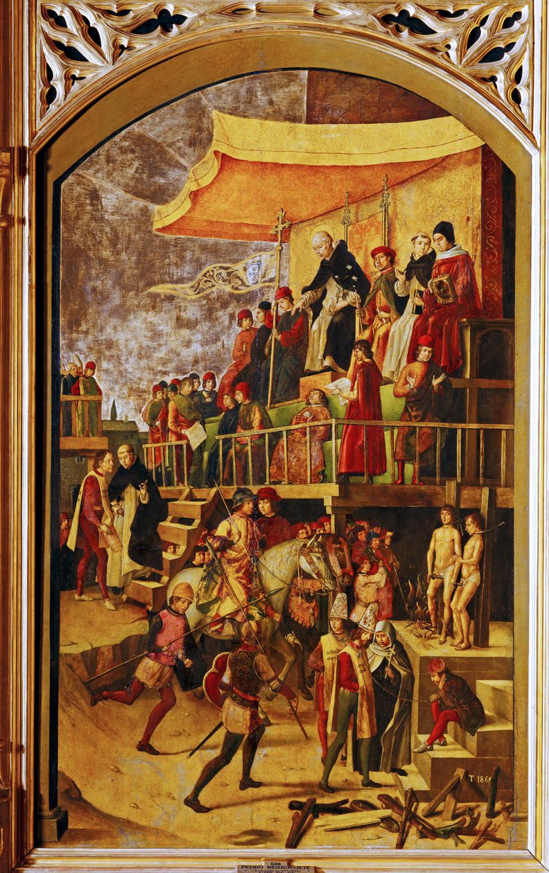 Autodafé von St. Domingo de Guzman von Pedro Berruguete
