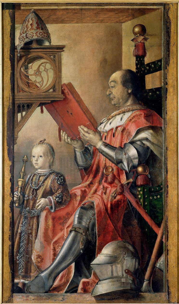 Doppelporträt von Federico da Montefeltro von Pedro Berruguete