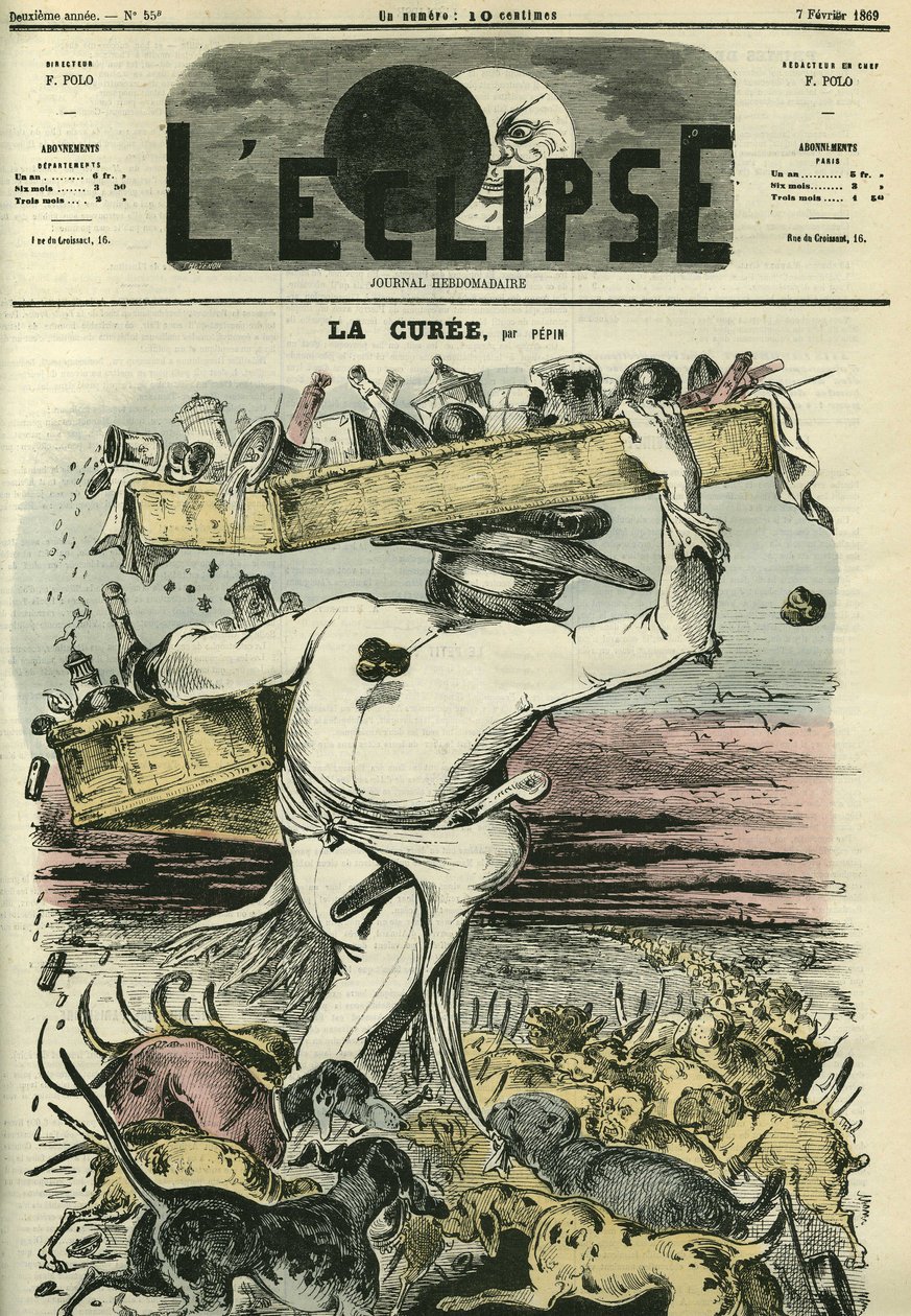 La Curee. Titelbild in „L