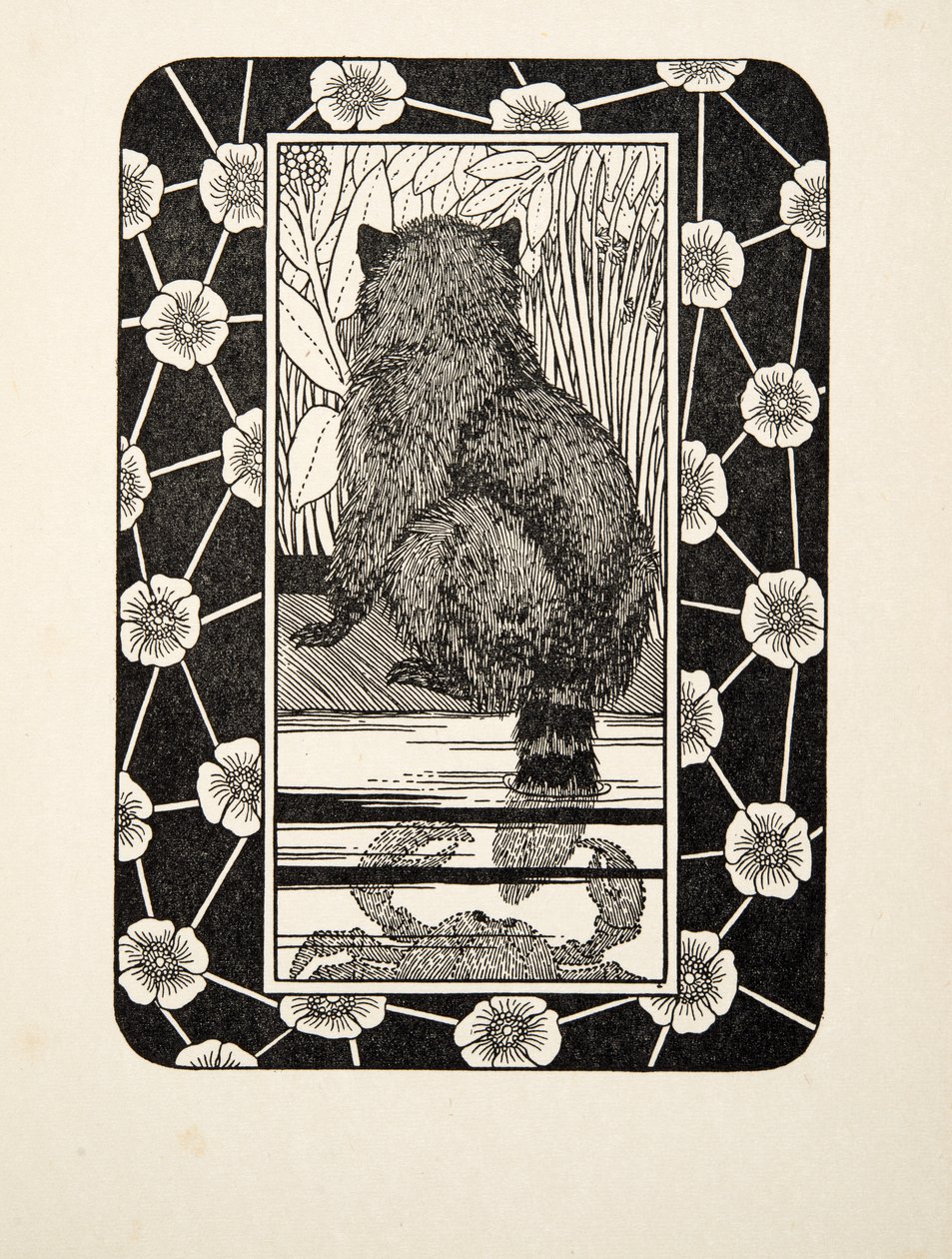 Krabbenfischen, aus Hundert Anekdoten über Tiere, veröffentlicht 1924 von Percy J. Billingshurst