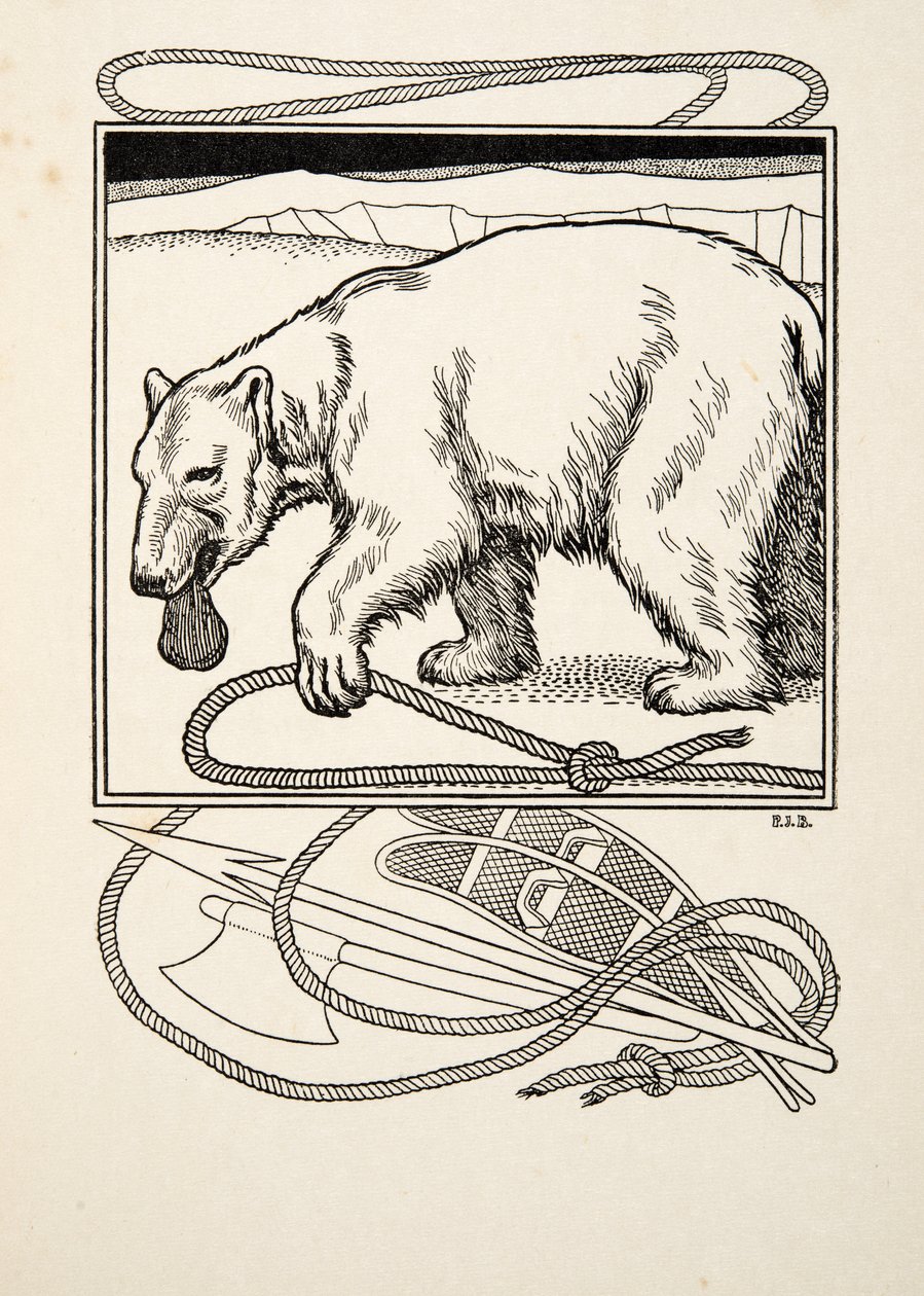 Kluger Bär, aus Hundert Anekdoten über Tiere, veröffentlicht 1924 von Percy J. Billingshurst