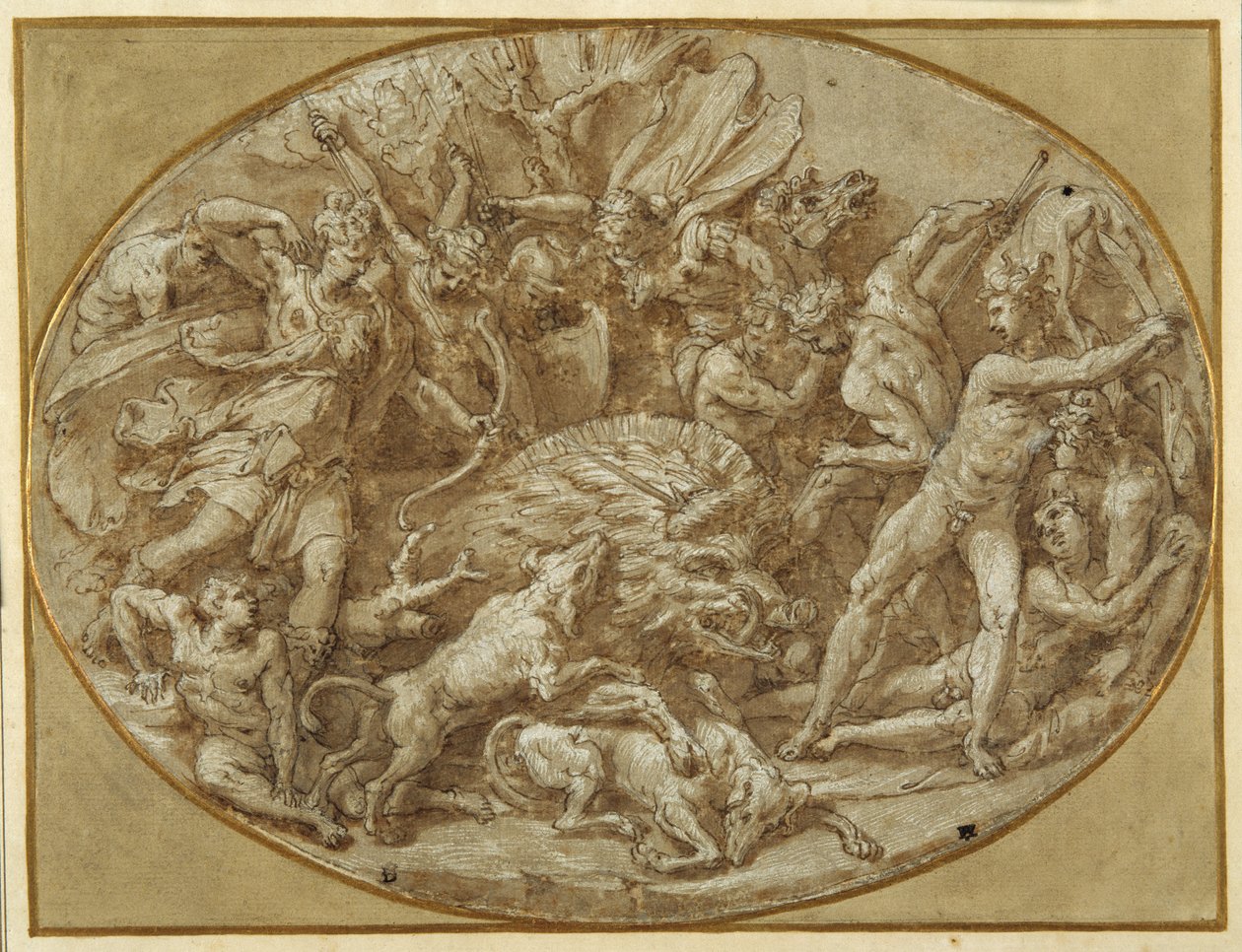 Die Jagd auf den kalydonischen Eber von Perino del Vaga