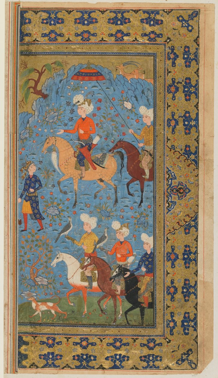 Eine königliche Jagd von Persian School