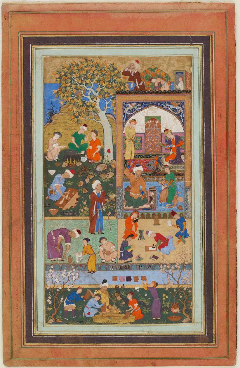 Eine Schulszene von Persian School